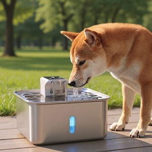 Fuente de agua inteligente de acero inoxidable para mascotas, gran capacidad, agua circulante automática para gatos y perros - Product Image 4