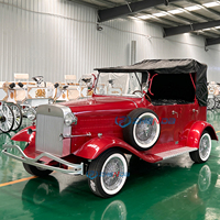 Voiture électrique rétro rouge classique personnalisée au prix d'usine, marque Zhenda, nouvelle superlimousine