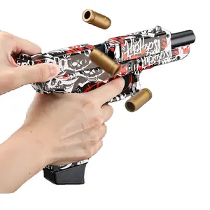 Высококачественные безопасные пневматические мягкие пистолеты, детская игра для стрельбы, игрушечный пистолет с мягкими пулями