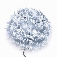 Guirlande lumineuse de Noël en PVC de 50 m avec 240 LED blanches, indice de protection IP44, commande manuelle, prise GS, pour la décoration de l'arbre de Noël, des fêtes à domicile