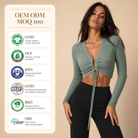 Crop top personnalisé pour femme, style Y2K, pull en tricot à col en V ajouré avec lacets