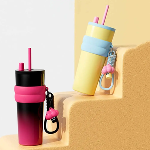700ML Vacuum Cup 316 Stainless Steel With Lifting Rope Thermal Water Bottle Cold Insulation Leak-proof Insulated Cup - Product Image 1