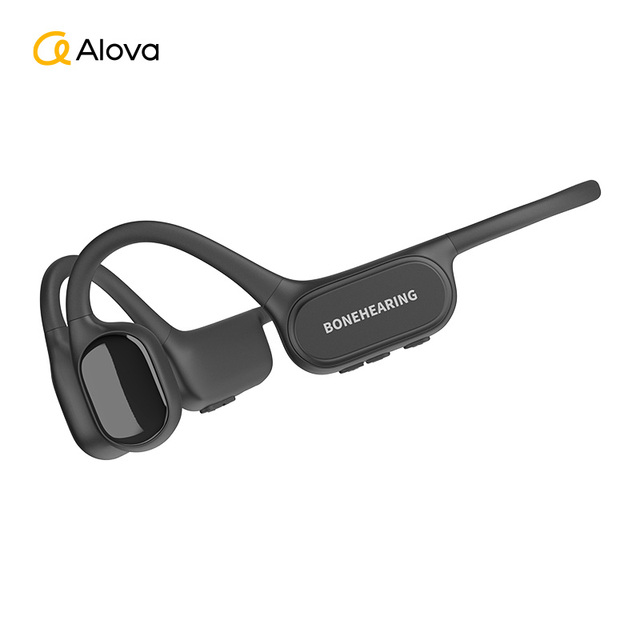ALOVA Hot Selling Bluetooth Headphones Gain 30dB External Aid Hear Headset Bone Hearing Aids