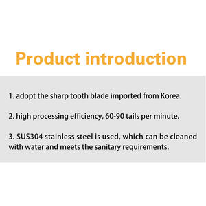 آلة قطع رأس السمك, عالية الجودة ثعبان البحر سناب بومفريت البحر الماكريل آلة قطع رأس الأسماك - Product Image 2