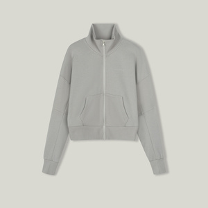 <span class=keywords><strong>Felpa</strong></span> Cardigan <span class=keywords><strong>Basic</strong></span> invernale da <span class=keywords><strong>donna</strong></span> con colletto 100% cotone con cappuccio a maniche lunghe Anti-Pilling Logo digitale stampato frontale - Product Image 5