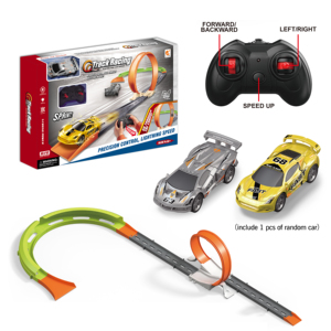 ชุดของเล่นรถแข่ง RC 2.4G พร้อมรีโมทไร้สาย ประกอบเองได้ ของเล่นสำหรับเด็กผู้ชาย เป็นของขวัญ - Product Image 1