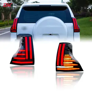 modified Dk Motion 2022 Car Tail Light LED Rear Tail Lamp for Toyota Prado 150 Tail Lights for Lexus Gx 2014---2020