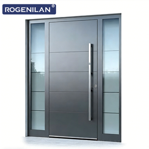 ROGENILAN, Proveedor Chino de Puertas Pivotantes de Seguridad de Aluminio <span class=keywords><strong>Antirrobo</strong></span> <span class=keywords><strong>para</strong></span> Entrada Principal de Viviendas - Product Image 6