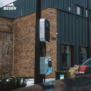 BESEN ที่กําหนดเองสถานีชาร์จรถยนต์ไฟฟ้า 7kW 1Phase APP Android และระบบ <span class=keywords><strong>iOS</strong></span> <span class=keywords><strong>6</strong></span>.1m สาย 32A Wallbox EV Charger - Product Image 3