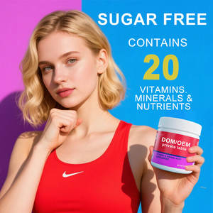 Fábrica con Certificación GMP, Suplemento de Vitaminas y Minerales en Polvo de Marca Privada Personalizada, ODM/OEM, Sin Azúcar, con Aminoácidos - Product Image 3