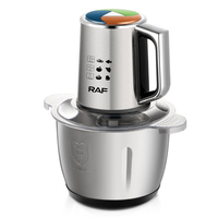 Robot culinaire RAF Kitchen Fufu Machine R.7725 600W 5.0L avec bol en acier et thermostat de mélange à 360 degrés pour la préparation quotidienne des ingrédients
