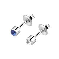 En gros haute poli en acier inoxydable oreille piercing goujons bijoux affichage