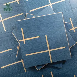 MUMU 두바이 공장 PVC 헤링본 정원 3 레이어 오크 패널 고품질 나무 바닥재