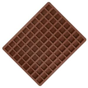 MUYULINS Factory 80 Cavity Square LFGB Platinum Grade Non-Stick BPA Zero Content <b>Silicone</b> Chocolate Mold - Product Image 2