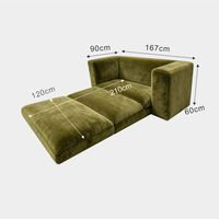 Ensemble de canapés sectionnels en tissu, compressés sous vide, canapé-lit convertible, canapés OEM personnalisables