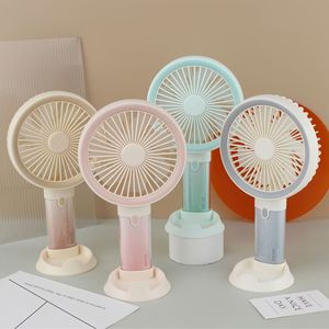 LingPan Portable <b>Fan</b> With Light 5W Rechargeable Battery Handheld Desk <b>Stand</b> For Kids Gifts - Product Image 4