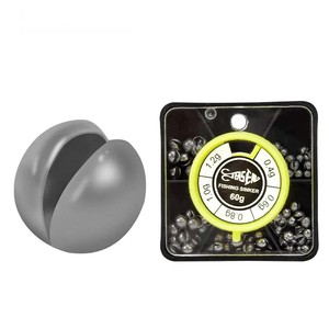 New OEM câu cá Nguồn cung cấp của vụ nổ mở cắn kim loại sinkers cá Phụ Kiện chia bắn hộp chất lượng cao cắm trại công cụ - Product Image 6