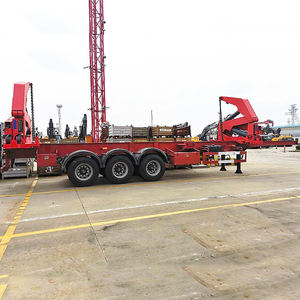 Nieuwe 20ft 40ft zijlader container zijlader aanhanger zelfladende aanhanger vrachtwagen aanhanger - Product Image 1