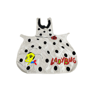 Grembiule <span class=keywords><strong>da</strong></span> disegno per bambini alla moda con 5 pennarelli colora la tua borsa grembiule <span class=keywords><strong>da</strong></span> coccinella per bambini - Product Image 1