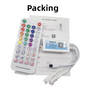 SP611E Azul Tooth Music Sync Controlador Controle Remoto Dual Signal Output <span class=keywords><strong>Pixel</strong></span> <span class=keywords><strong>LED</strong></span> <span class=keywords><strong>Controller</strong></span> para Endereçável Strip Light - Product Image 4