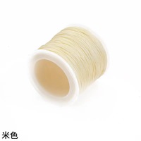 0.8mm coloré tressé Nylon bricolage matériel pour la fabrication de bijoux mode fil à coudre cordon bijoux Jade fil noeud perles chaîne