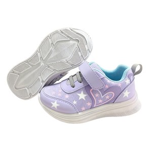 <span class=keywords><strong>Sneakers</strong></span> Casual Leggere <span class=keywords><strong>con</strong></span> Lacci per Ragazze, Motivo a Stelle e Cuori, Design Termico Antiscivolo per Uso Quotidiano - Product Image 1