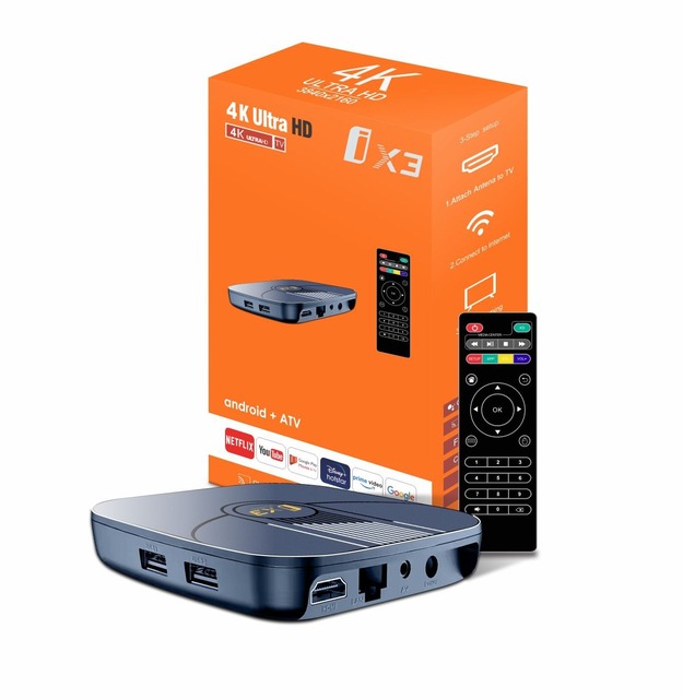 SYTA Oem Cheapest Android Tv Decoder IX3 Amlogic S905 Android 13 Dual Wifi Smart TV Box