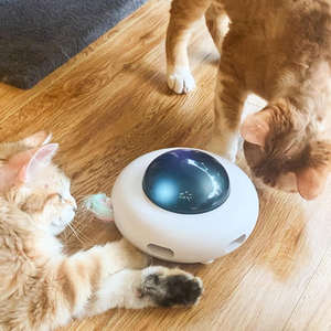 Robot de Limpieza Automático Inteligente con Forma de OVNI, Ecológico, para Recoger Pelo, Interactivo para Gatos, con Movimiento Aleatorio - Product Image 3