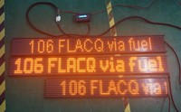 Hot Sell Remote-Managed 11x128 Dots RS485 Transit Bus Led Sign Panneau d'information sur le bus