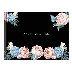 Ensemble de livre d'or pour funérailles, cadre pour livre de souvenirs, <span class=keywords><strong>alternative</strong></span> à la célébration de la vie, carnet de visiteurs pour service commémoratif funéraire - Product Image 3