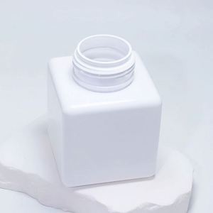 Bouteille pompe moussante en plastique PET pour cosmétiques, emballage carré pour lotion faciale, soins personnels - Product Image 2