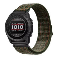 Bracelet en nylon tressé souple à attache rapide 26 mm 22 mm pour montre Garmin, compatible avec les montres intelligentes Garmin Fenix 8 47 mm 51 mm