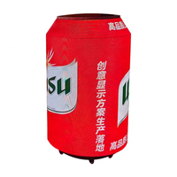 Forme personnalisée Écran LED pour publicité d'intérieur P1.5 P1.8 P2 P2.5 Canette de bière cola d'intérieur Écran d'affichage LED Panneau LED pour forme de boîte Pop