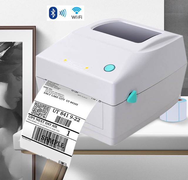 Xprinter Label Printer Thermal Barcode Printer USB /BT / WIFI Portable Label Sticker Printer XP-460B