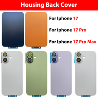 Coque arrière en verre avec aimant et objectif d'appareil photo pour iPhone 14 15 16 17 Pro Max – Pièces de rechange complètes pour réparation du boîtier arrière (vente en gros)