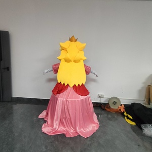 Traje para caminar <span class=keywords><strong>de</strong></span> felpa humano <span class=keywords><strong>adulto</strong></span> comercial <span class=keywords><strong>de</strong></span> fábrica personaje <span class=keywords><strong>de</strong></span> dibujos animados melocotón mascota disfraces para la venta - Product Image 3