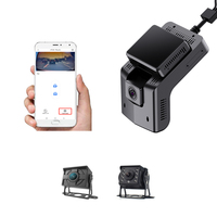 SeemeTech Dashcam 1080P Berkualitas Tinggi Terlaris 2CH Car DVR AI ADAS DMS 4G GPS Perekam Video Kontrol Aplikasi Darurat SOS