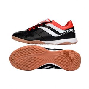 Botas de fútbol FG/TF al por mayor OEM/ODM para adultos y jóvenes, con opciones antideslizantes, ligeras y transpirables de tejido. - Product Image 5