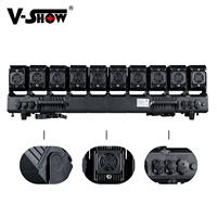 VSHOW W1060 Extérieur IP66 10*60w Dmx Pixel Bar Beam Zoom Wall Wash 10x60w Rgbw 4in1 Led Moving Head Light avec Bandes Lumineuses LED
