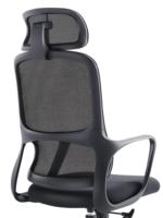 Chaise de bureau ergonomique réglable JOHOOFURNITURE avec appuie-tête réglable, matériau PP, coussin épais - Direct usine
