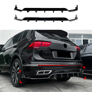 สปอยเลอร์หลัง AMP-Z สำหรับรถยนต์ Volkswagen Tiguan MK2.5 R-Line สีดำเงา ลายคาร์บอนไฟเบอร์ ผิวด้าน สไตล์แต่งรถ - Product Image 4