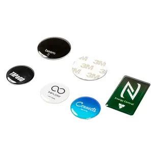 Factory Price NFC NTAG216 Epoxy Sticker NFC Connect Tap Tag Works On Metal