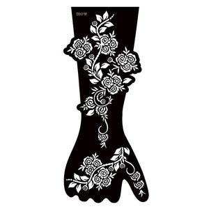 Venta caliente <span class=keywords><strong>India</strong></span> <span class=keywords><strong>Henna</strong></span> brazo pegatina venta al por mayor hermoso cuerpo arte hueco tatuaje plantilla pegatinas utilizadas con <span class=keywords><strong>Henna</strong></span> - Product Image 6