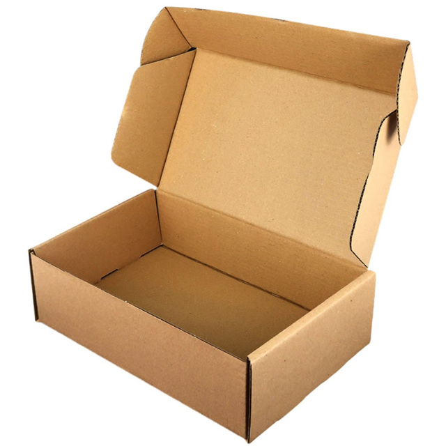 Custom Hot Sale Kraft Portable Biodegradable Environmental Compostable Corrugated Packaging Clothing Mailer Box