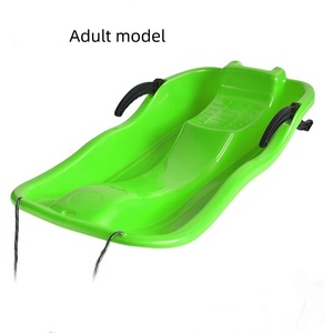 <span class=keywords><strong>Luge</strong></span> tout-terrain <span class=keywords><strong>en</strong></span> PP écologique avec frein de sécurité - Portable et durable pour le plaisir hivernal <span class=keywords><strong>en</strong></span> plein air - Product Image 4