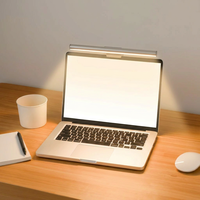 Barre lumineuse LED pour écran d'ordinateur portable alimentée par USB, CRI 95 élevé, blanc moderne, protection des yeux, lampe suspendue pour écran d'ordinateur, à intensité variable, commande tactile