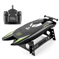 Bateau télécommandé sans fil 2,4 G, jouets pour enfants, bateau télécommandé pour rivière
