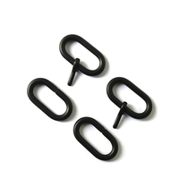 Anneaux en D de 16, 18, 20, 22, 24, 26 mm, finition mate polie, quincaillerie robuste, anneaux de boucle pour bracelet de montre