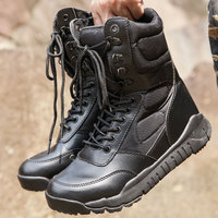 Bottes tactiques de haute qualité de 9 pieds, camouflage brun noir, imperméables, hauteur genou, randonnée, trekking, sports de plein air, Chine