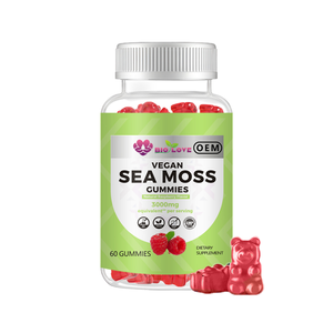 Gummies de mousse de mer véganes à prix <span class=keywords><strong>économique</strong></span>, souples, pour la digestion rapide, vente directe usine, personnalisables - Product Image 1